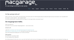 Desktop Screenshot of macgarage.ch