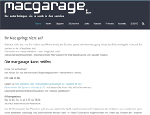 Tablet Screenshot of macgarage.ch